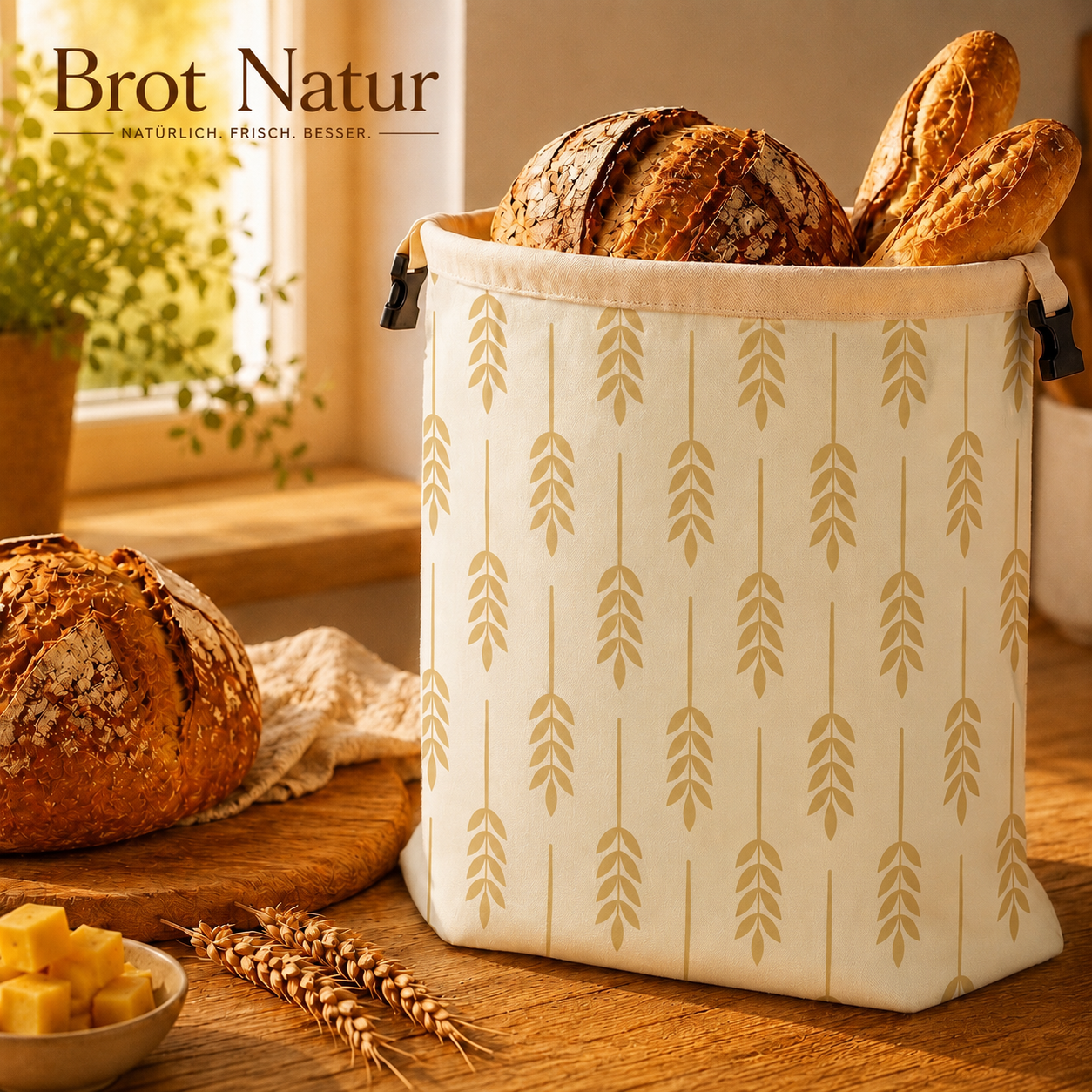 Brotnatur™ Bienenwachs Brotbeutel - Premium